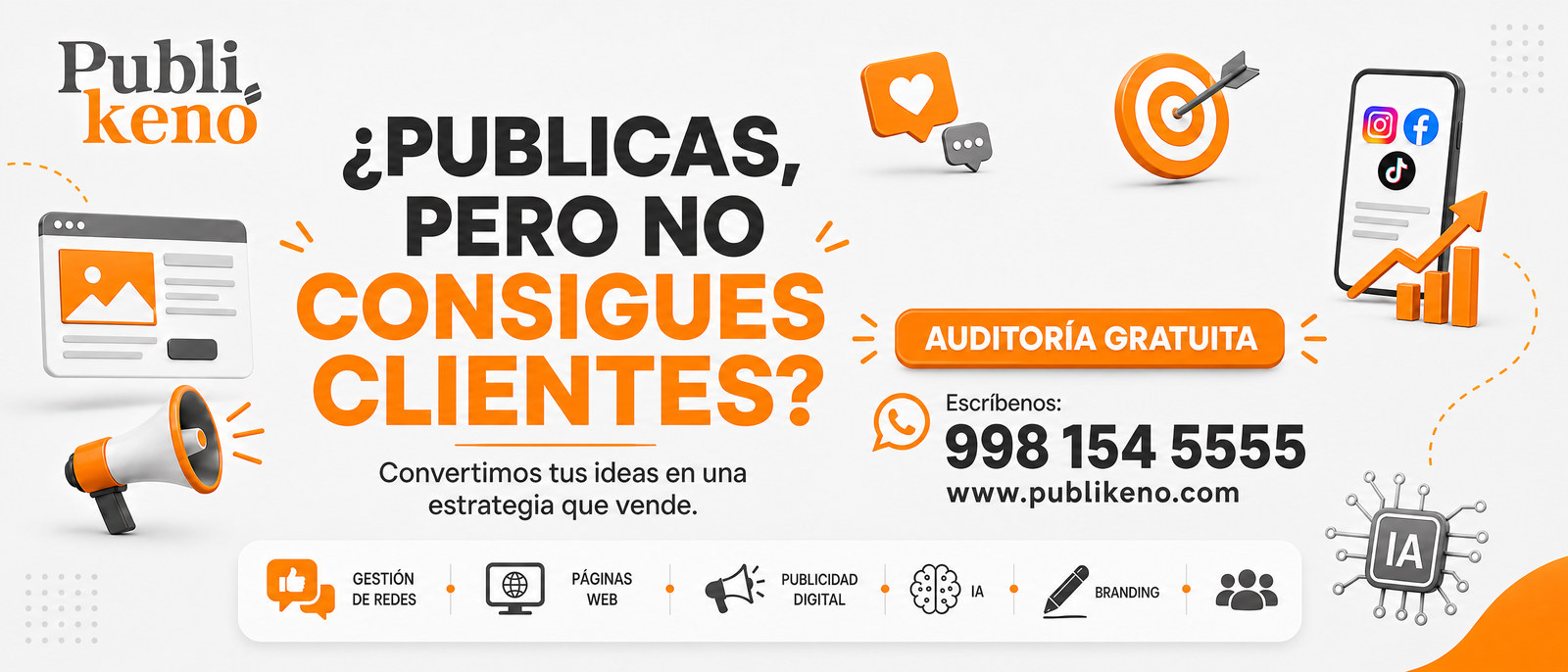Publikeno: publicas pero no consigues clientes